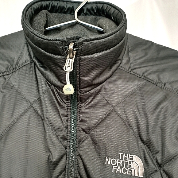 The North Face Women's Charcoal Grey Winter Zip Up Jacket - Picture 3 of 6
